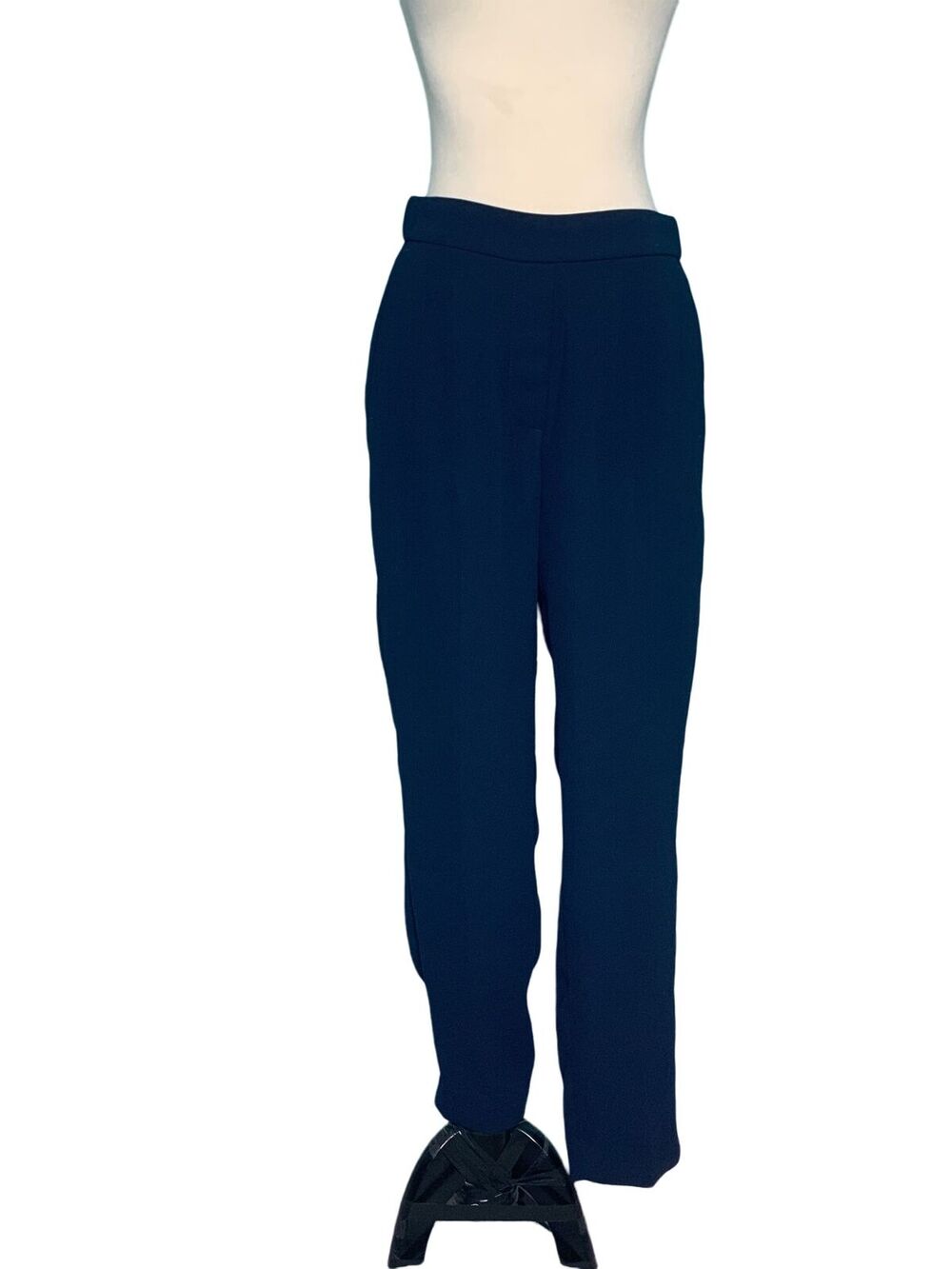 J.Crew navy blue pull on pockets dressy pants size 4